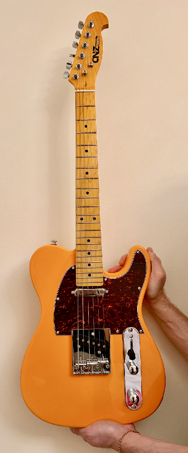 CNZ Audio Electric Guitar - Orange - photo 2