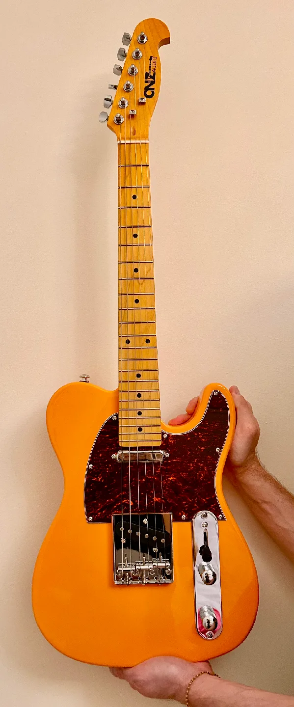 CNZ Audio Electric Guitar - Orange image indicator(2)