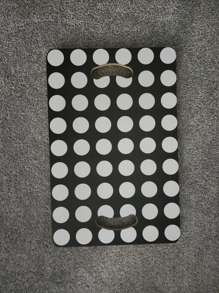 Black & White Polka Dot Bed Tray - photo 3