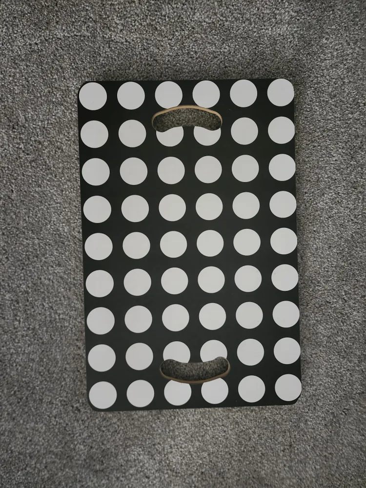 Black & White Polka Dot Bed Tray image indicator(3)
