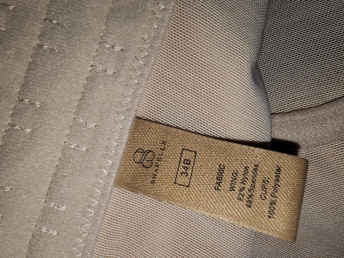 Shapellx Bra, Size 34B image indicator(3)