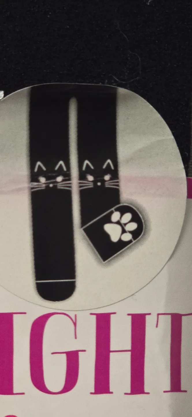 🥕 NEW! Justice Cat Themed Footed Tights! - Size S - 7 / 8 image indicator(3)