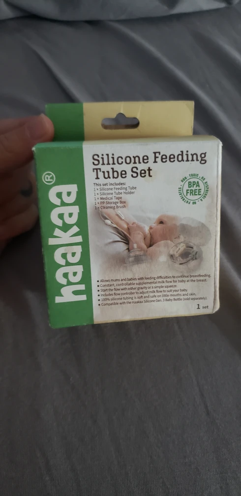 haakaa silicone feeding tube