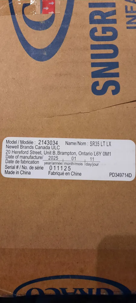 Brand New Graco SnugRide 35 Lite LX Infant Car Seat image indicator(2)