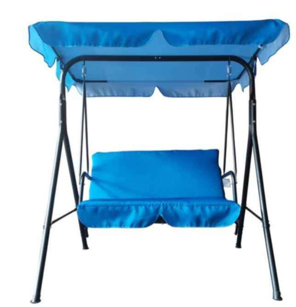 Blue Outdoor Patio Swing. sealed in the box