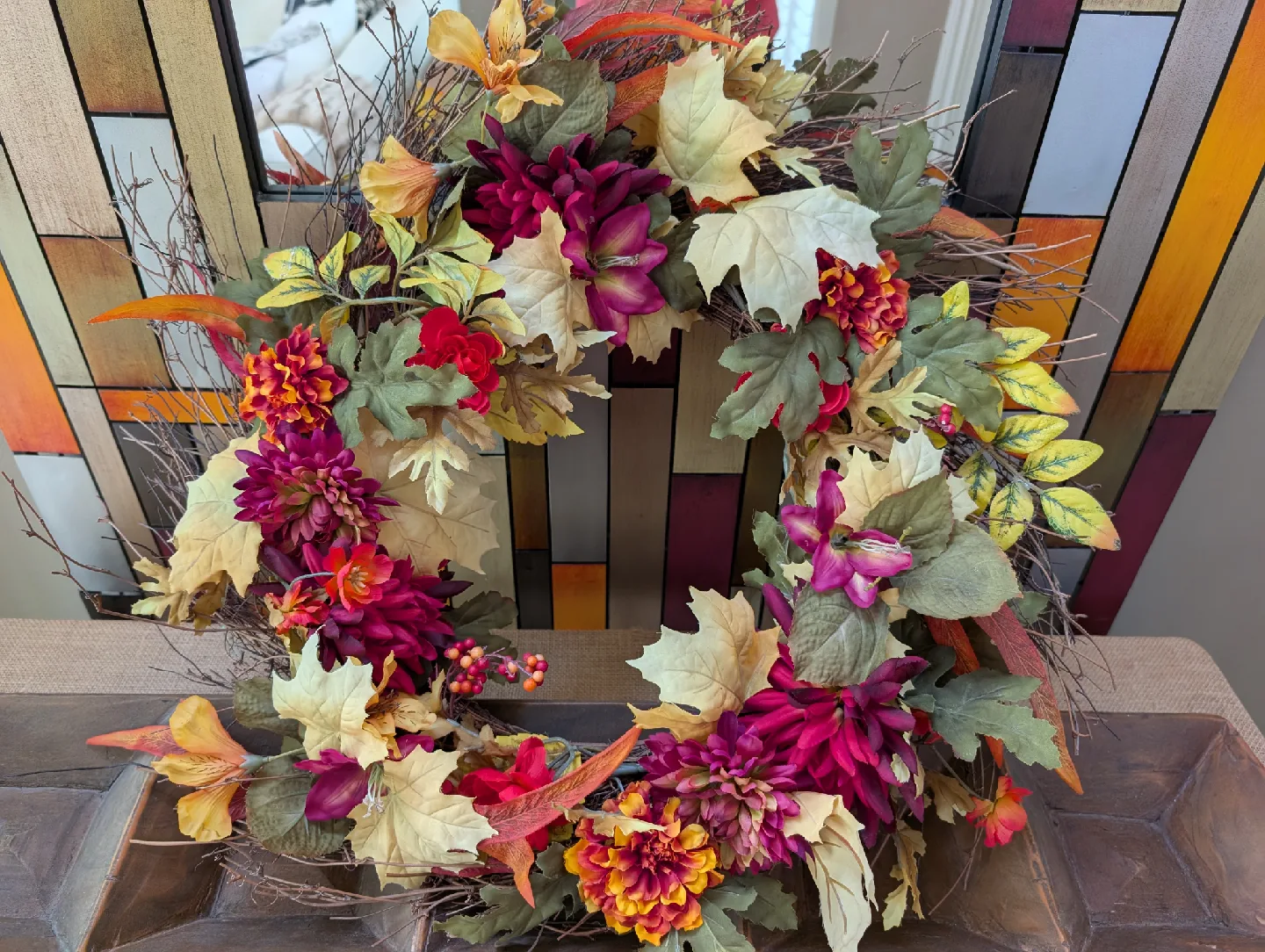 GORGEOUS High-end FALL Wreath 🧡 image indicator(4)