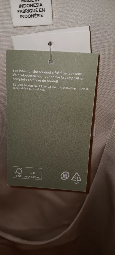 H&M Cream Tank Top - Size S (new) image indicator(4)