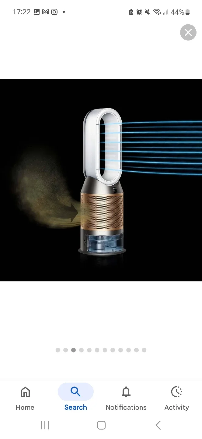 Dyson Purifier Humidify+Cool PH2 De-NOx​ image indicator(2)