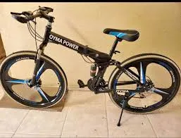 21 Speed Oyma Power Folding Mountain Bike image indicator(4)
