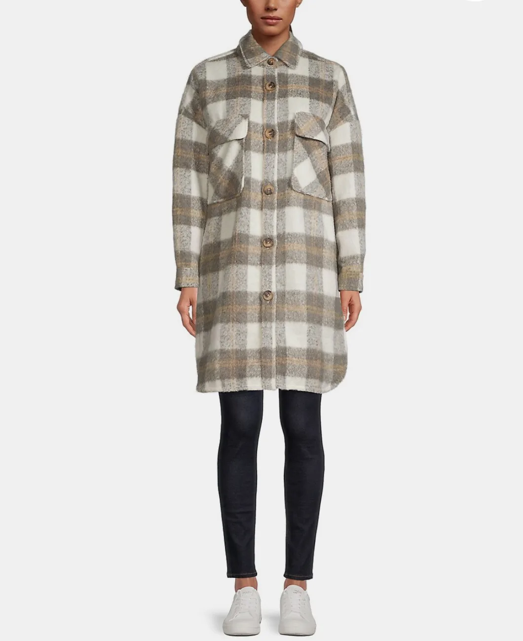 Design Lab Plaid Shacket image indicator(3)