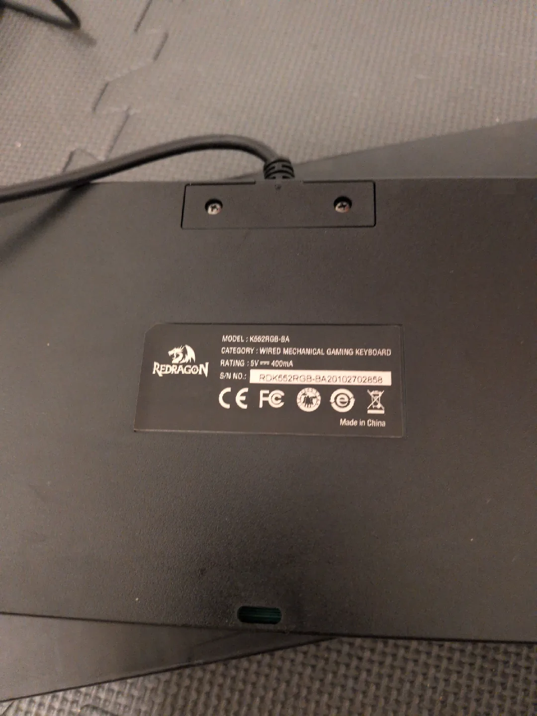 Redragon K552RGB-BA Keyboard image indicator(3)