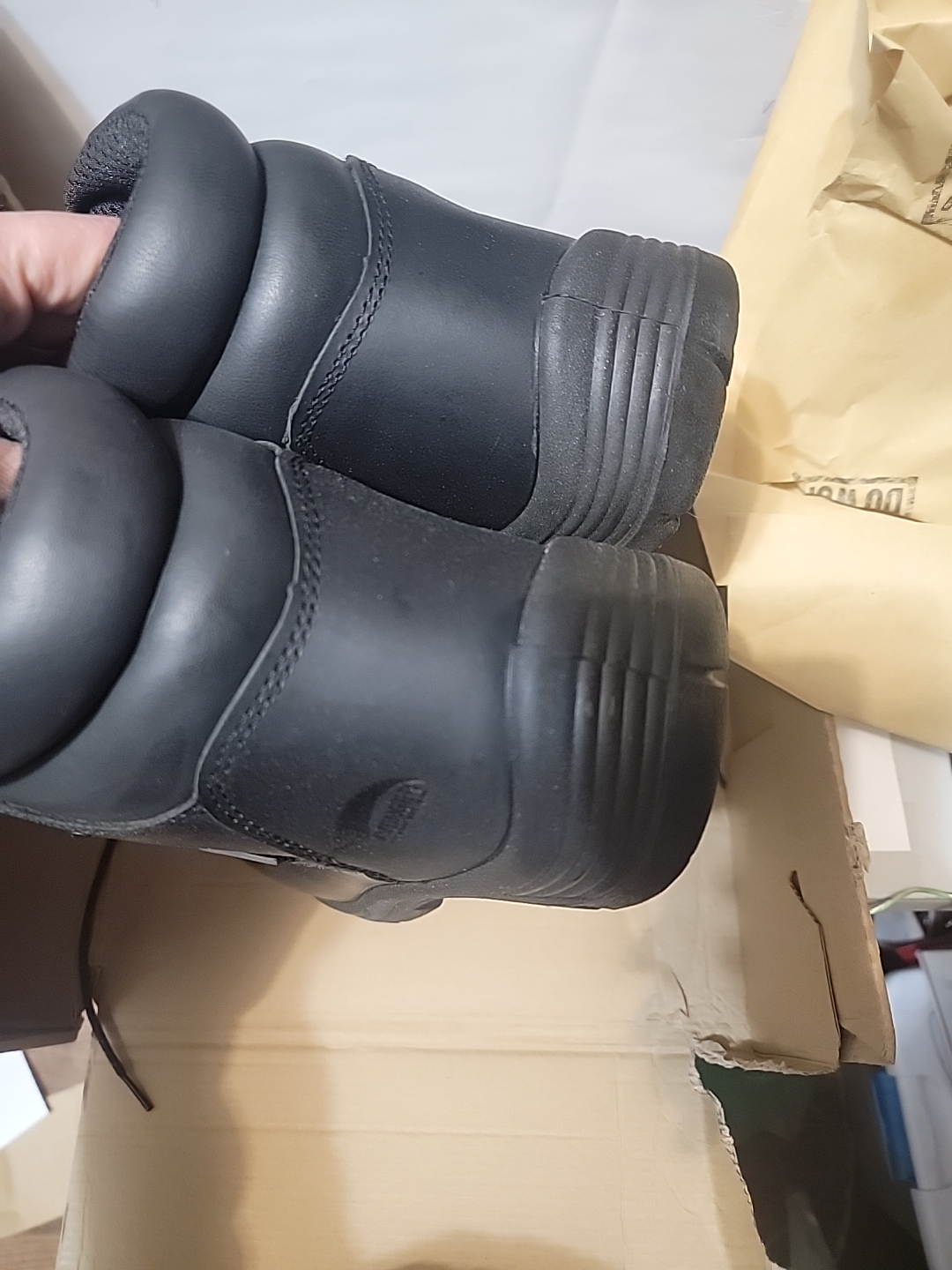 Oliver Black Leather Work Boots - photo 2