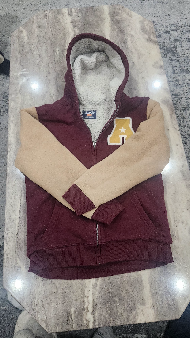 The Children's Place XL(14) Hooded Varsity Jacket - photo 5