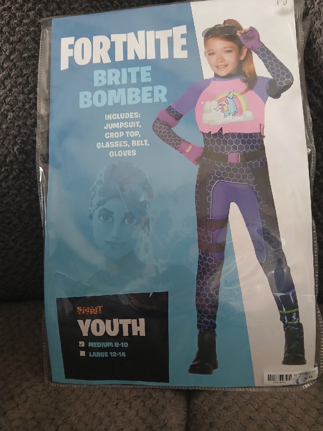 Fortnite Brite Bomber Costume - Youth Medium (8-10)