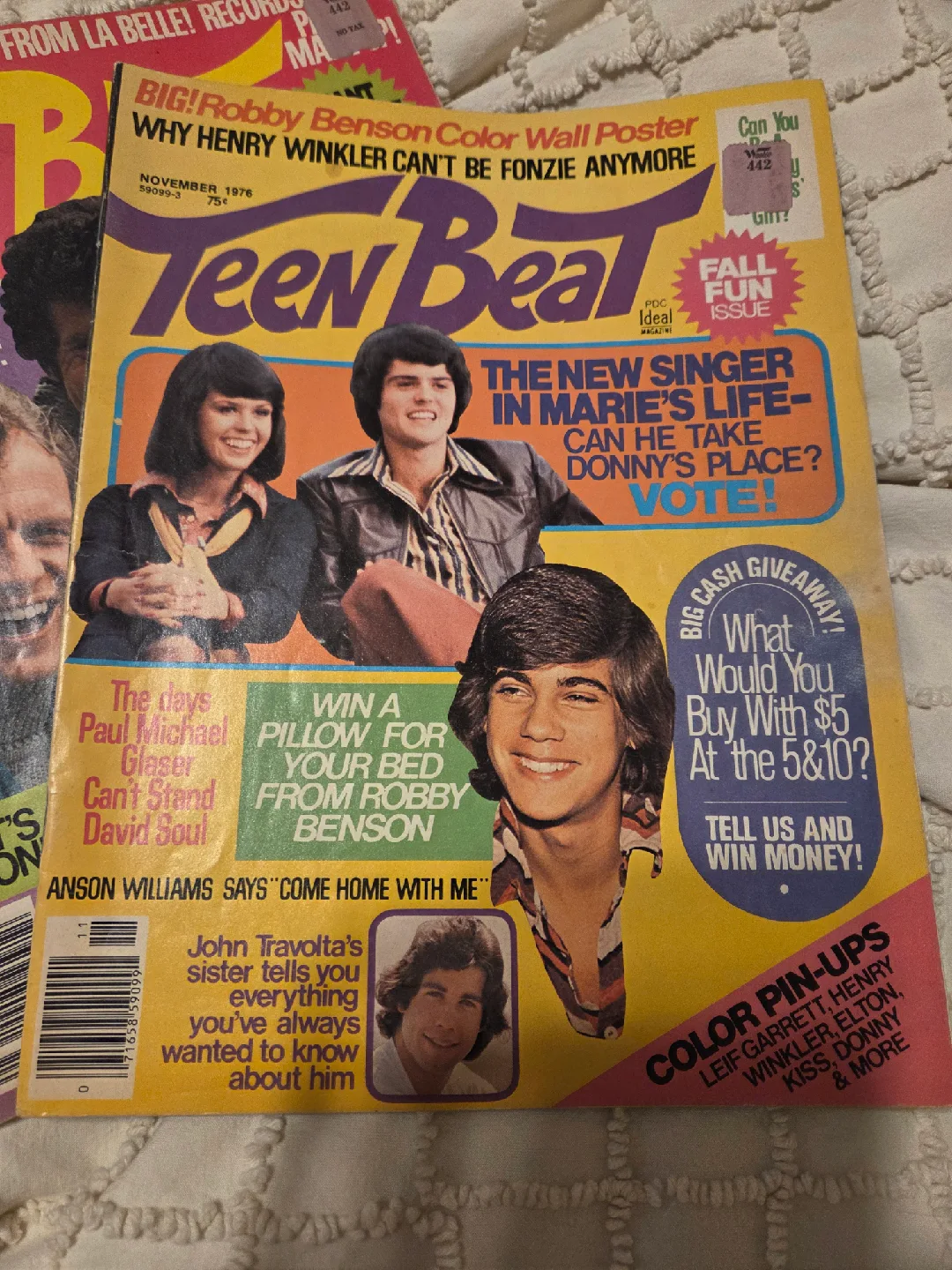 Teen Beat Magazine Lot - Vintage 1976 image indicator(3)