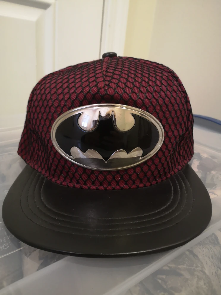 Batman Cap - Maroon & Black