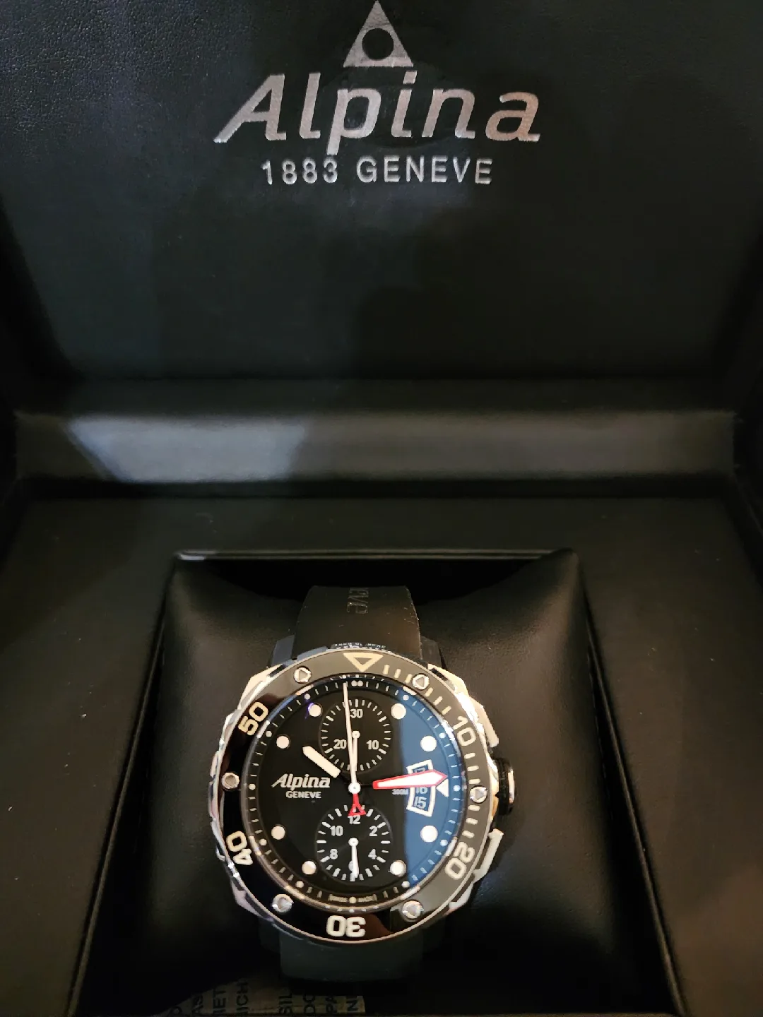Alpina 1883 Geneve Black Watch thumbnail