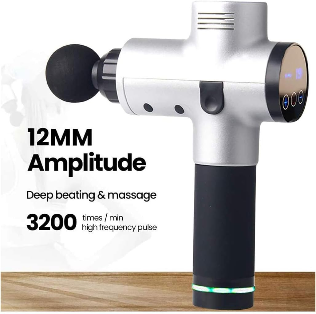 Massage Tool, Electric Massager Gun Muscle Vibrating Relaxing - photo 3