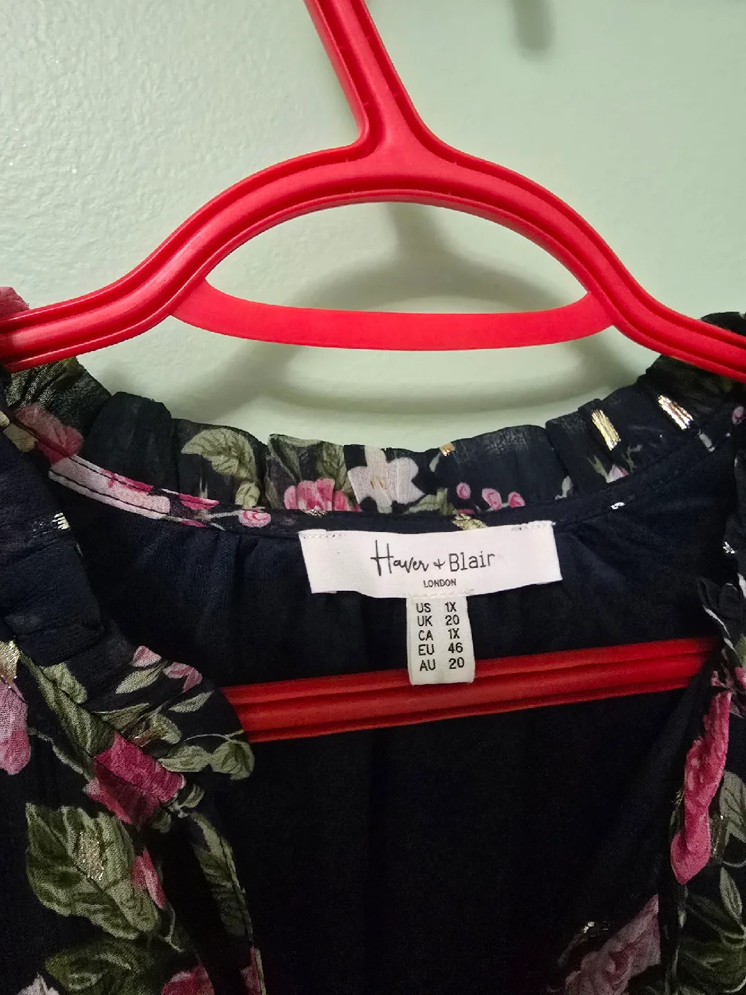 Haven + Blair Floral Dress - Size 1X thumbnail