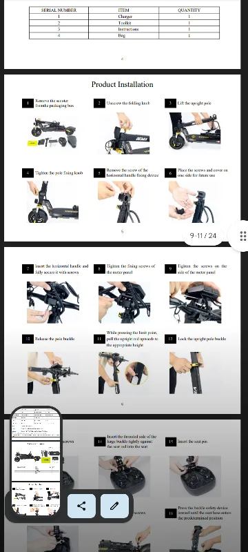 VIPCOO Foldable Electric Scooter image indicator(3)
