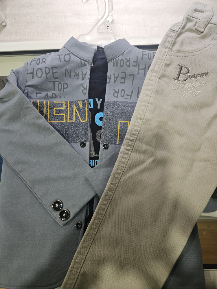 PARTY OUTFITS! Kids' 3-Piece Outfit - Blazer, T-shirt & Pants