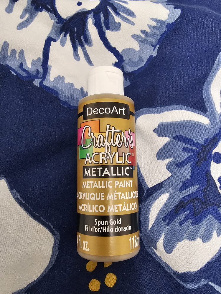 DecoArt Crafter's Acrylic Paint 🎨🖌, Spun Gold 🥕
