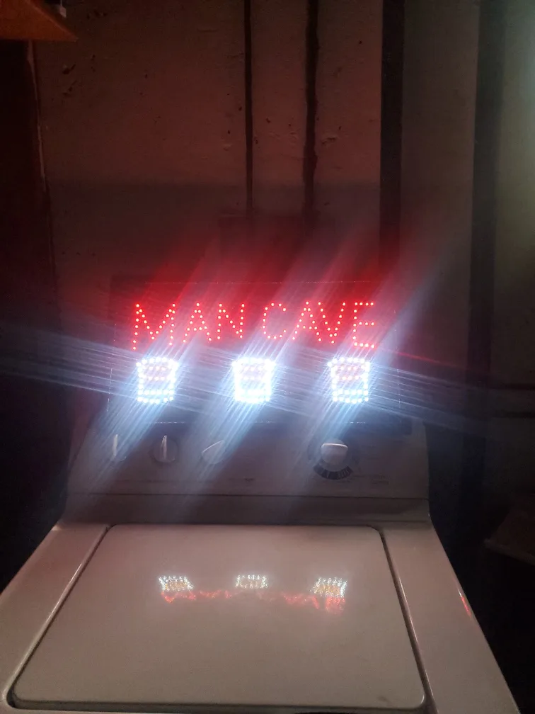 Man Cave LED Sign image indicator(2)