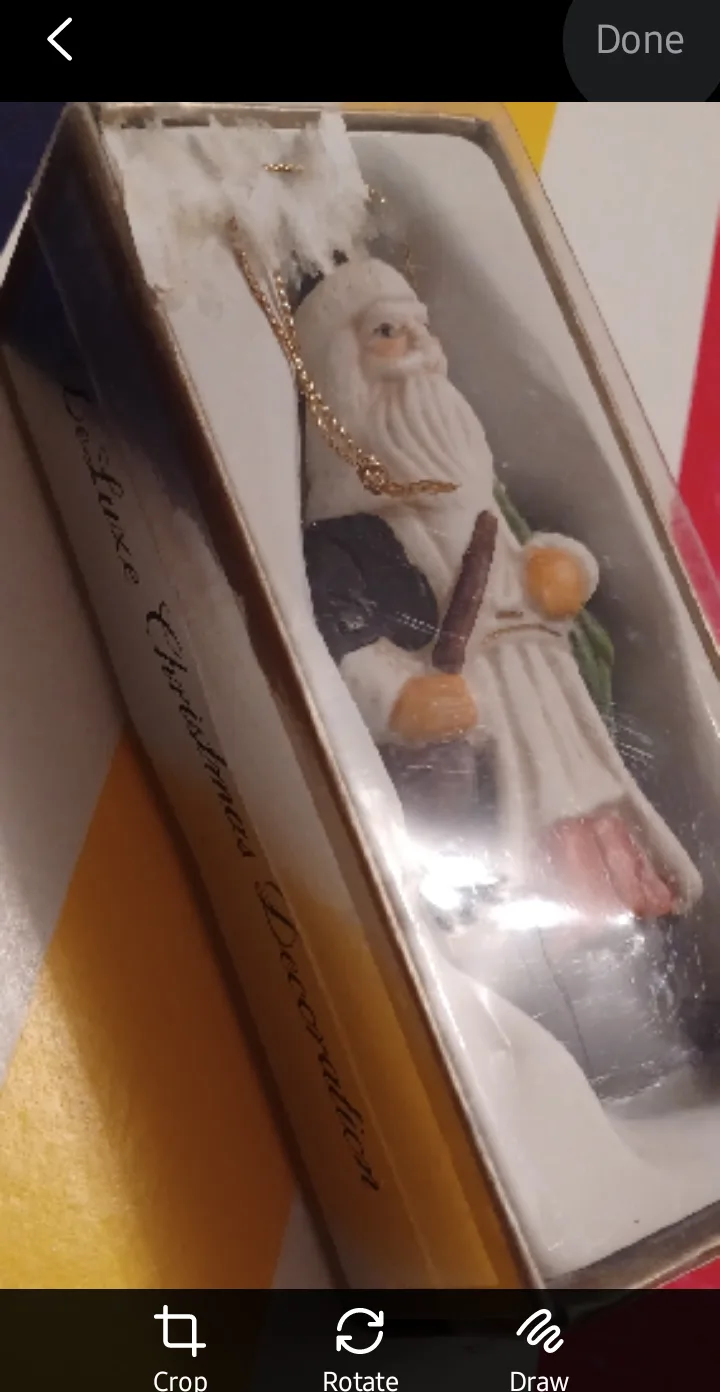 Deluxe Christmas Decoration - Santa Ornament image indicator(4)