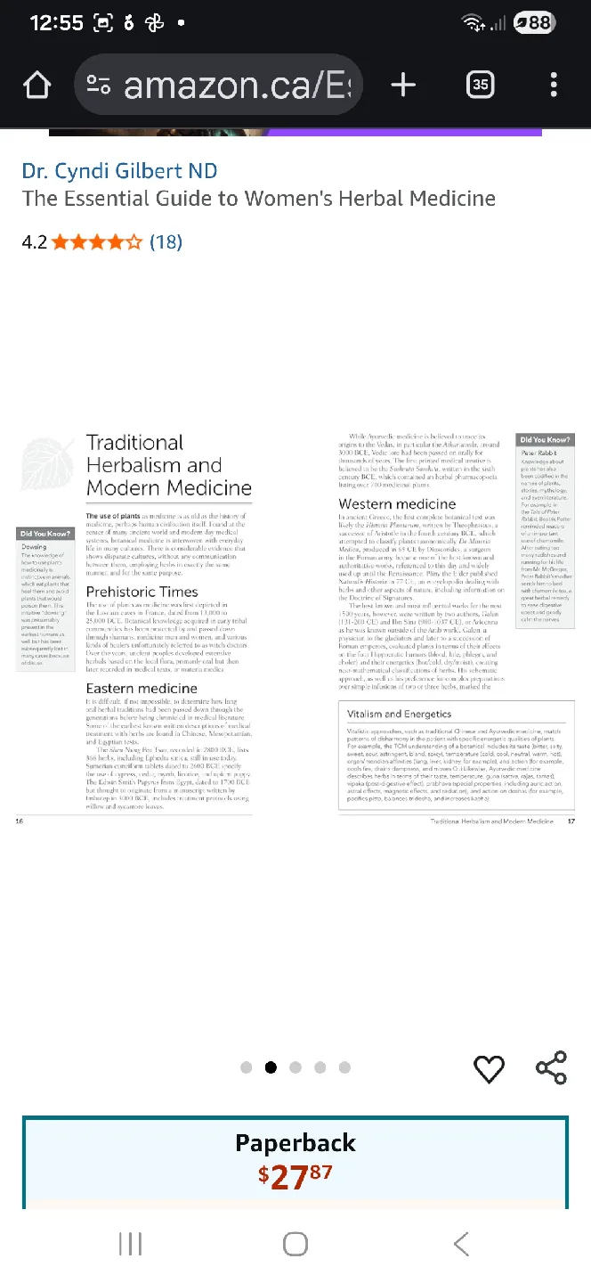 Book: The Essential Guide to Women's Herbal Medicine image indicator(5)