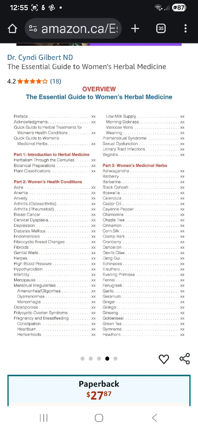 Book: The Essential Guide to Women's Herbal Medicine image indicator(7)