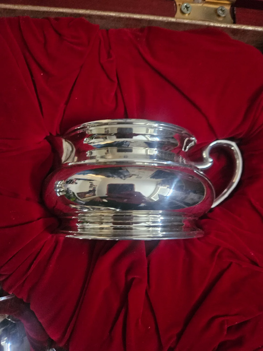 Vintage ROYAL SELANGOR PEWTER 1885 Style Tea Set In Original Box image indicator(7)