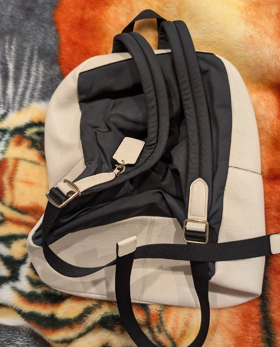 Coach Leather Backpack - Excellent Condition! image indicator(3)