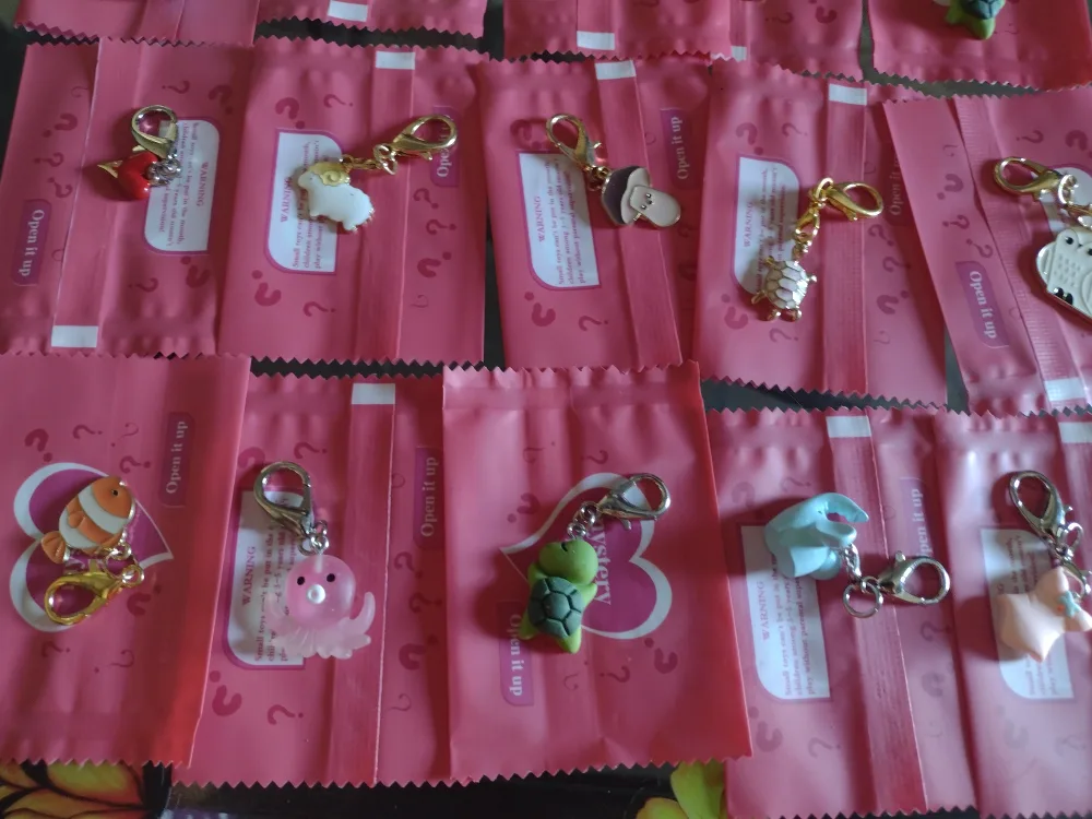 Christmas Themed Keychain Charms thumbnail