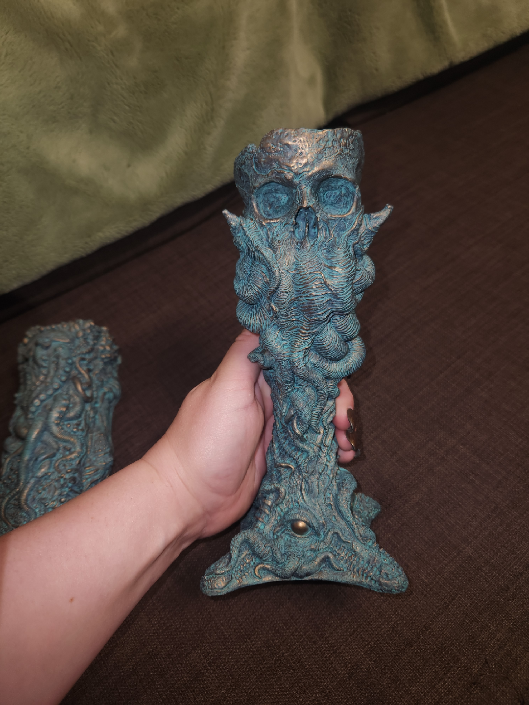Skull Cthulhu Candle Holder - photo 3
