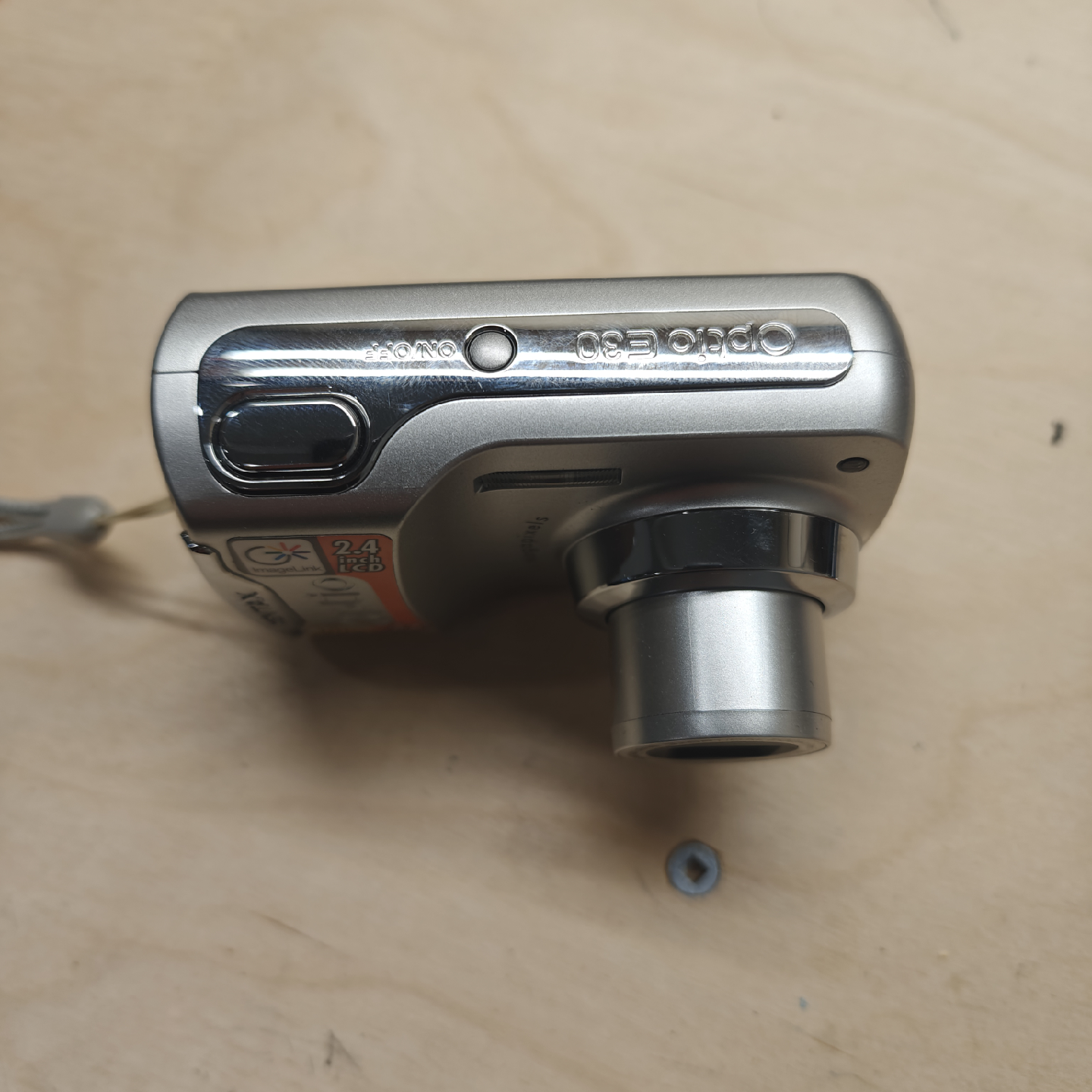 Pentax Optio E30 Digital Camera - Silver - photo 3