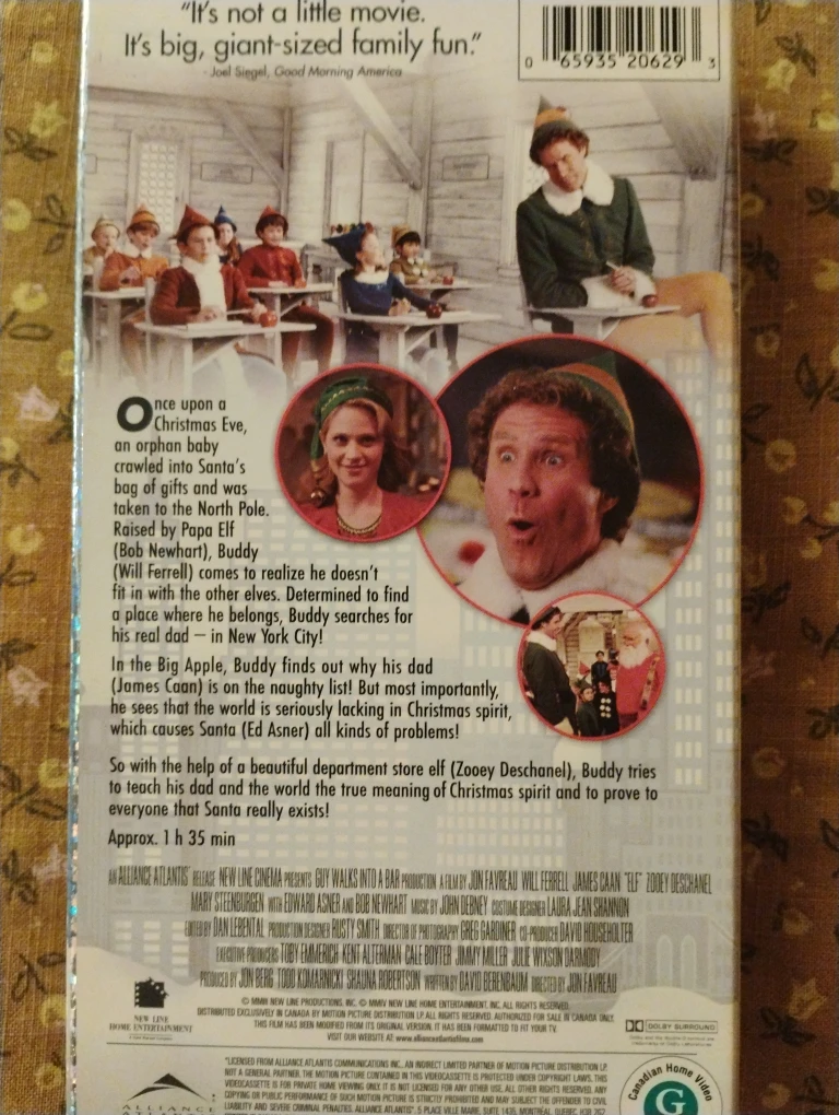Elf VHS Tape - Will Ferrell, James Caan - photo 3