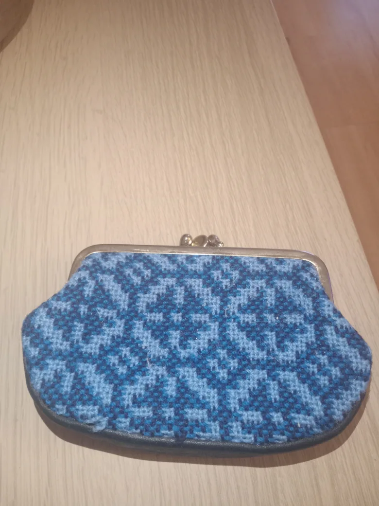 Genuine leather and Welsh Tapestry Coin Purse thumbnail