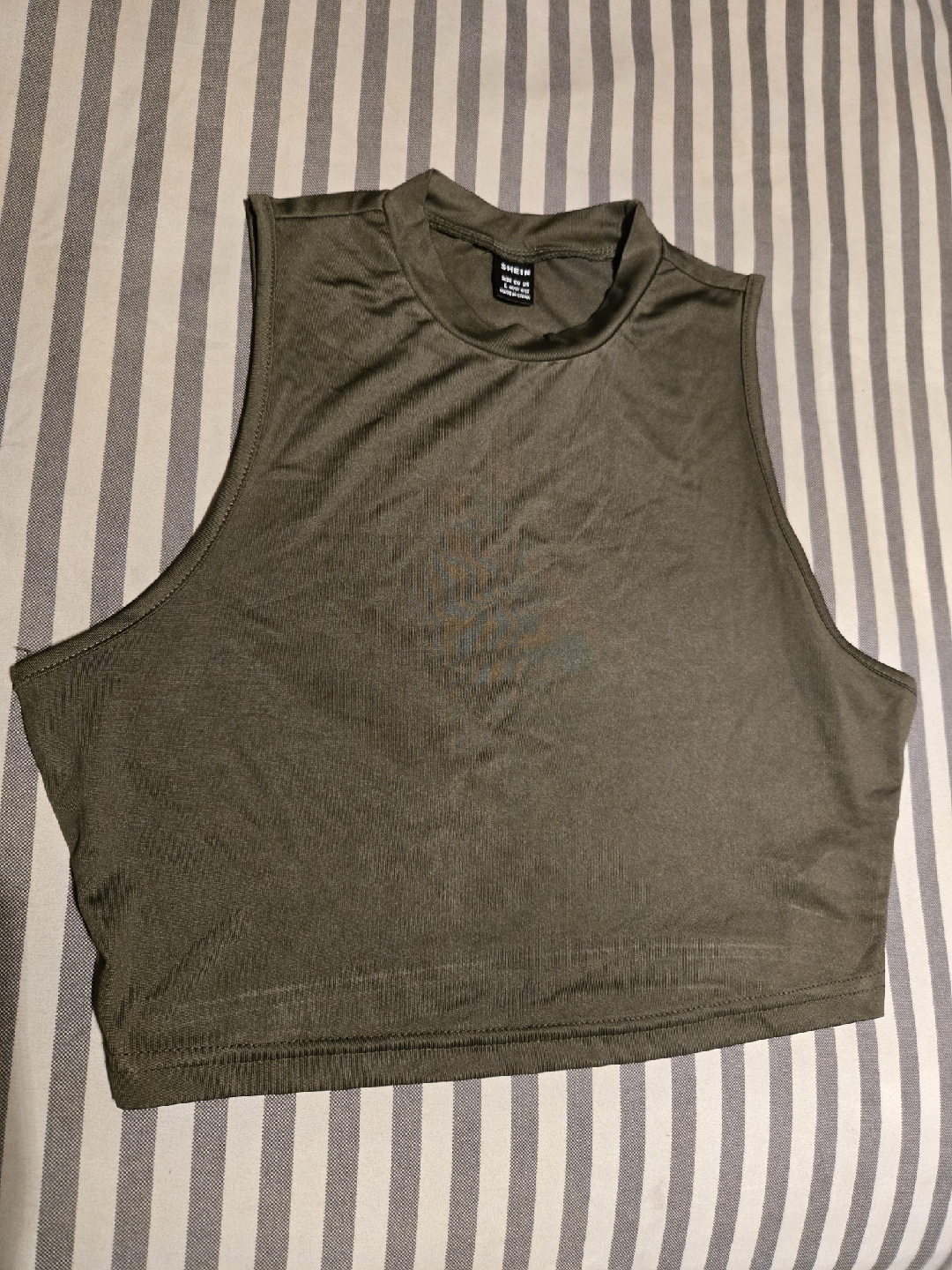 Shein Olive Green Tank Top - Size L - photo 2
