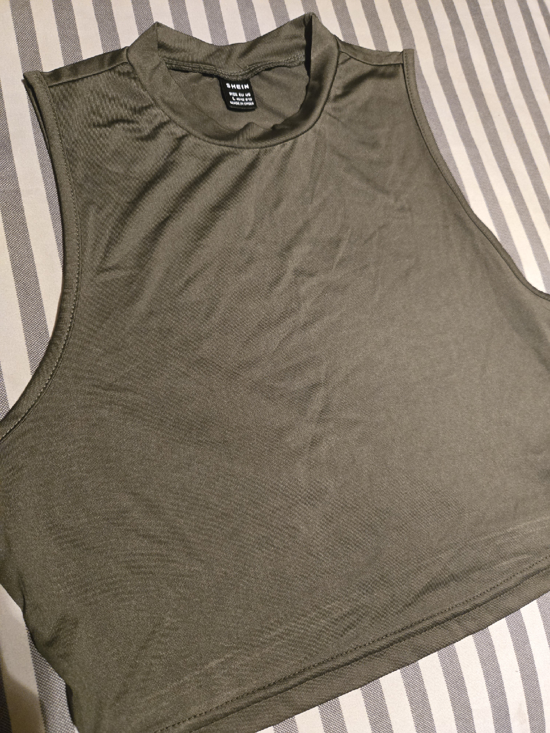 Shein Olive Green Tank Top - Size L - photo 5