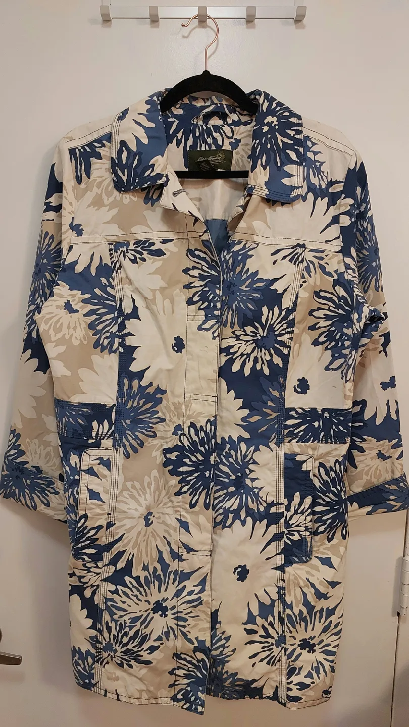 Eddie Bauer Floral Jacket - Size L