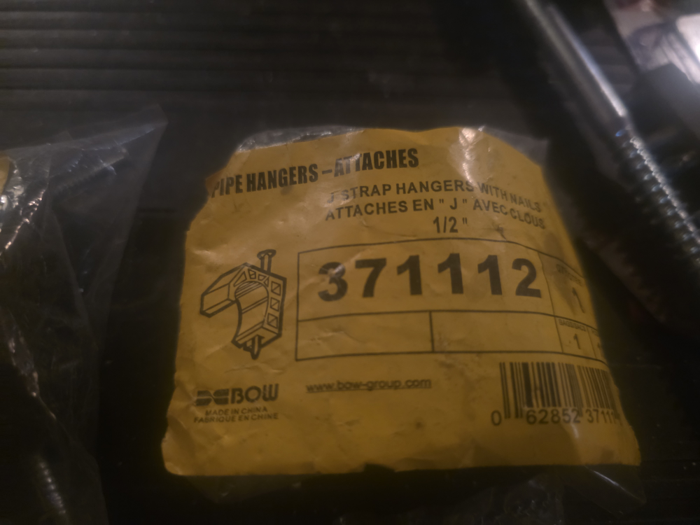 BEBOW Pipe Hangers - J Strap Hangers with Nails - photo 3