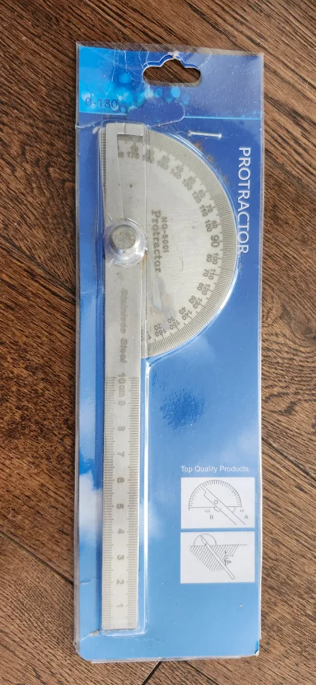 Stainless Steel Protractor Angle Finder thumbnail