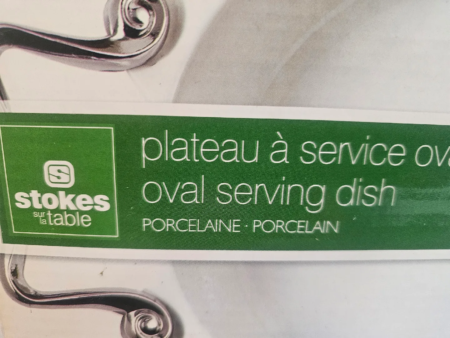 Stokes Oval Serving Dish - Porcelain image indicator(2)