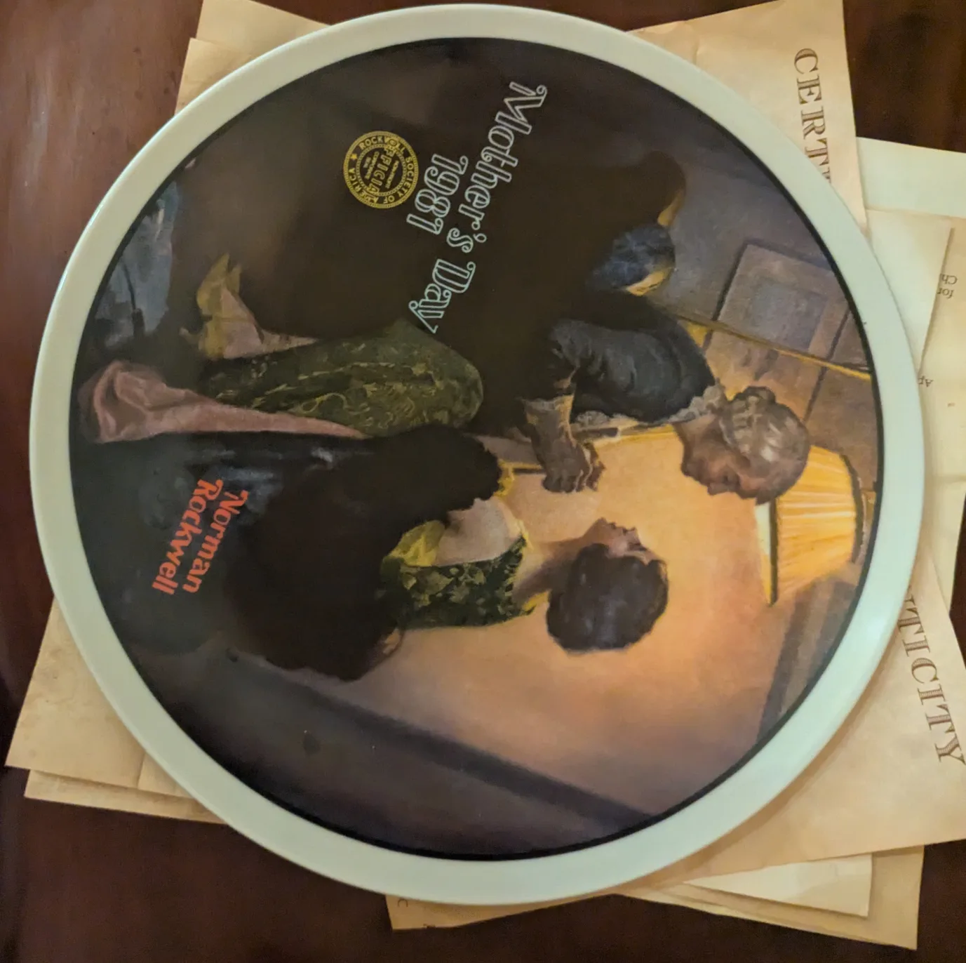 Knowles Norman Rockwell Collector Plates 4 for $40 thumbnail