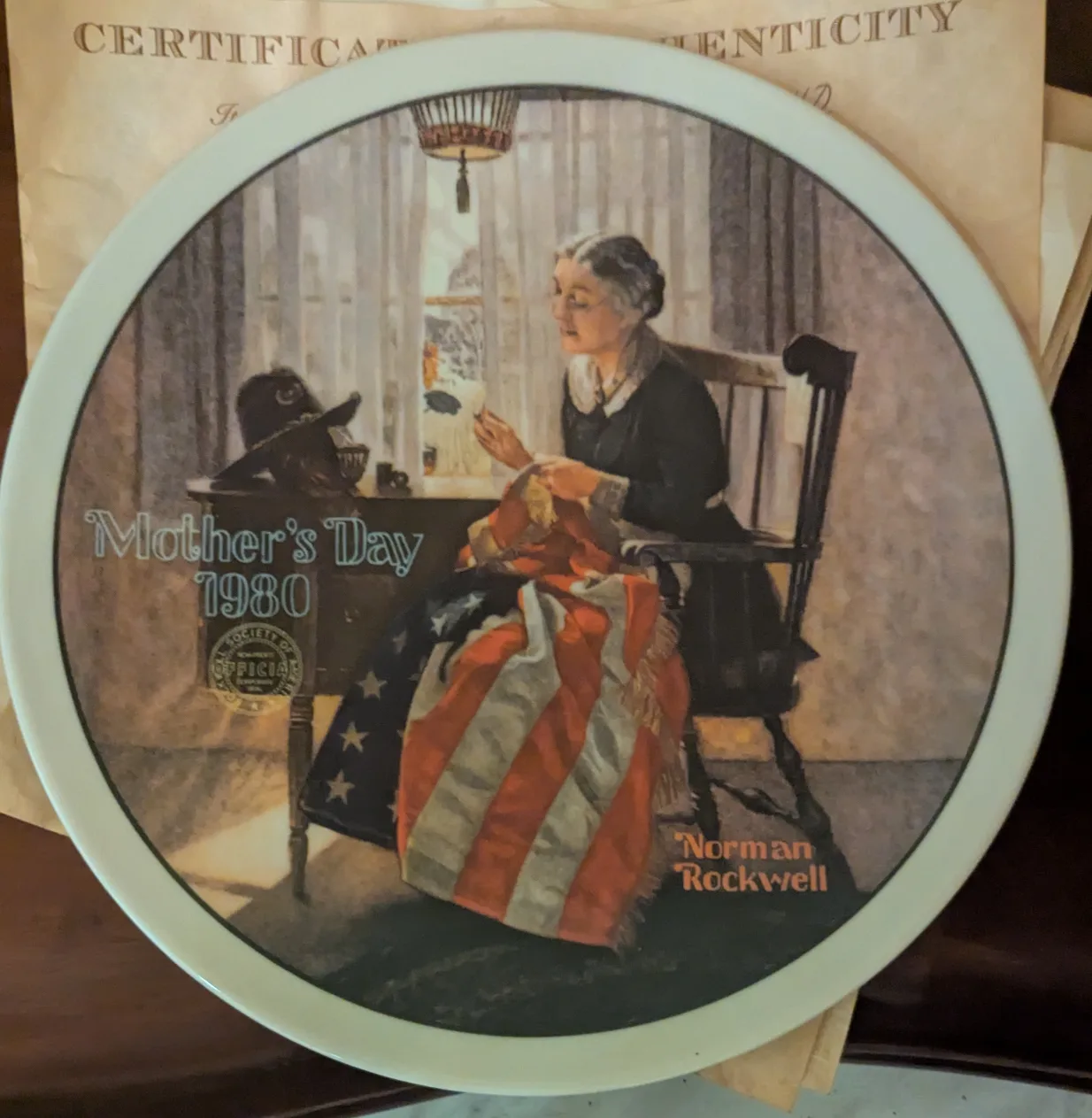 Knowles Norman Rockwell Collector Plates 4 for $40 image indicator(3)