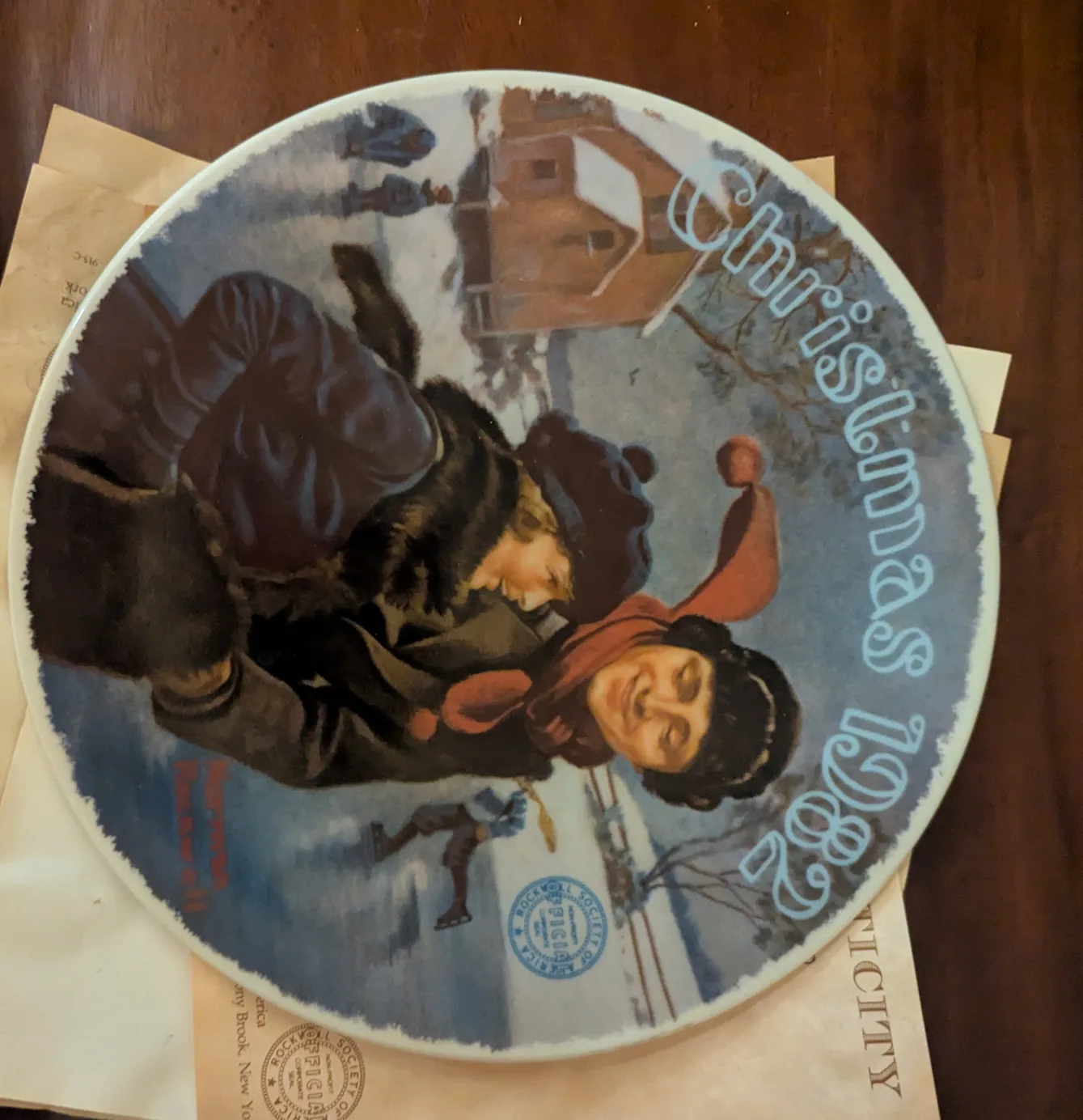 Knowles Norman Rockwell Collector Plates 4 for $40 image indicator(5)