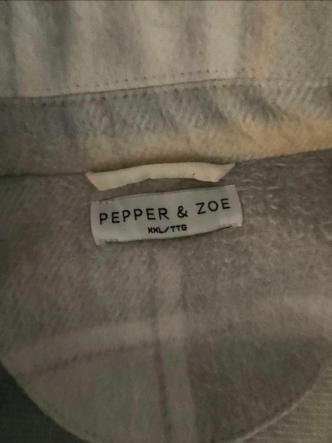 Pepper & Zoe Plaid Shacket - Size XXL image indicator(2)