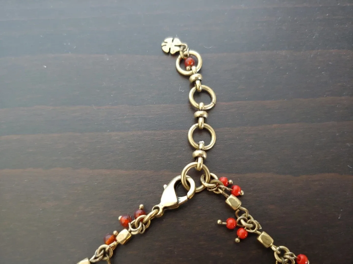 Lucky Brand Red Beaded Necklace image indicator(5)