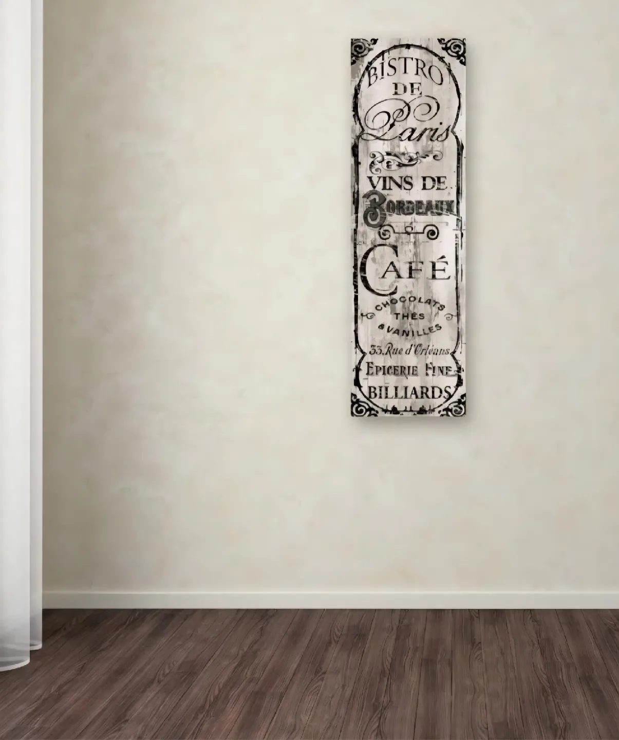 Trademark Fine Art Paris Bistro, Bakery, 10x32" Canvas Wall Art image indicator(4)