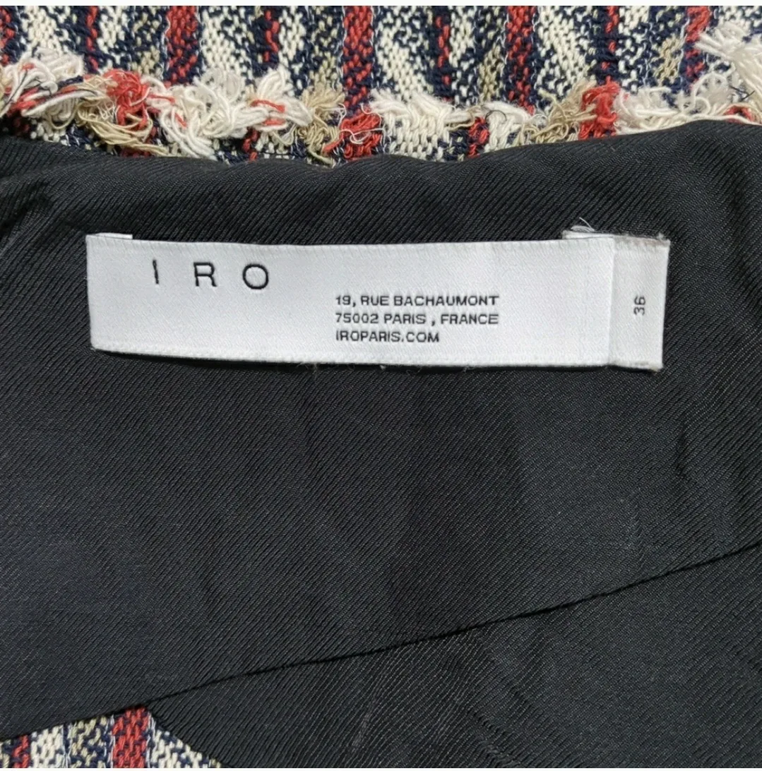 IRO Fringe knit Tweed Blazer Overcoat image indicator(7)